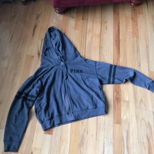 VS PINK gray hoodie